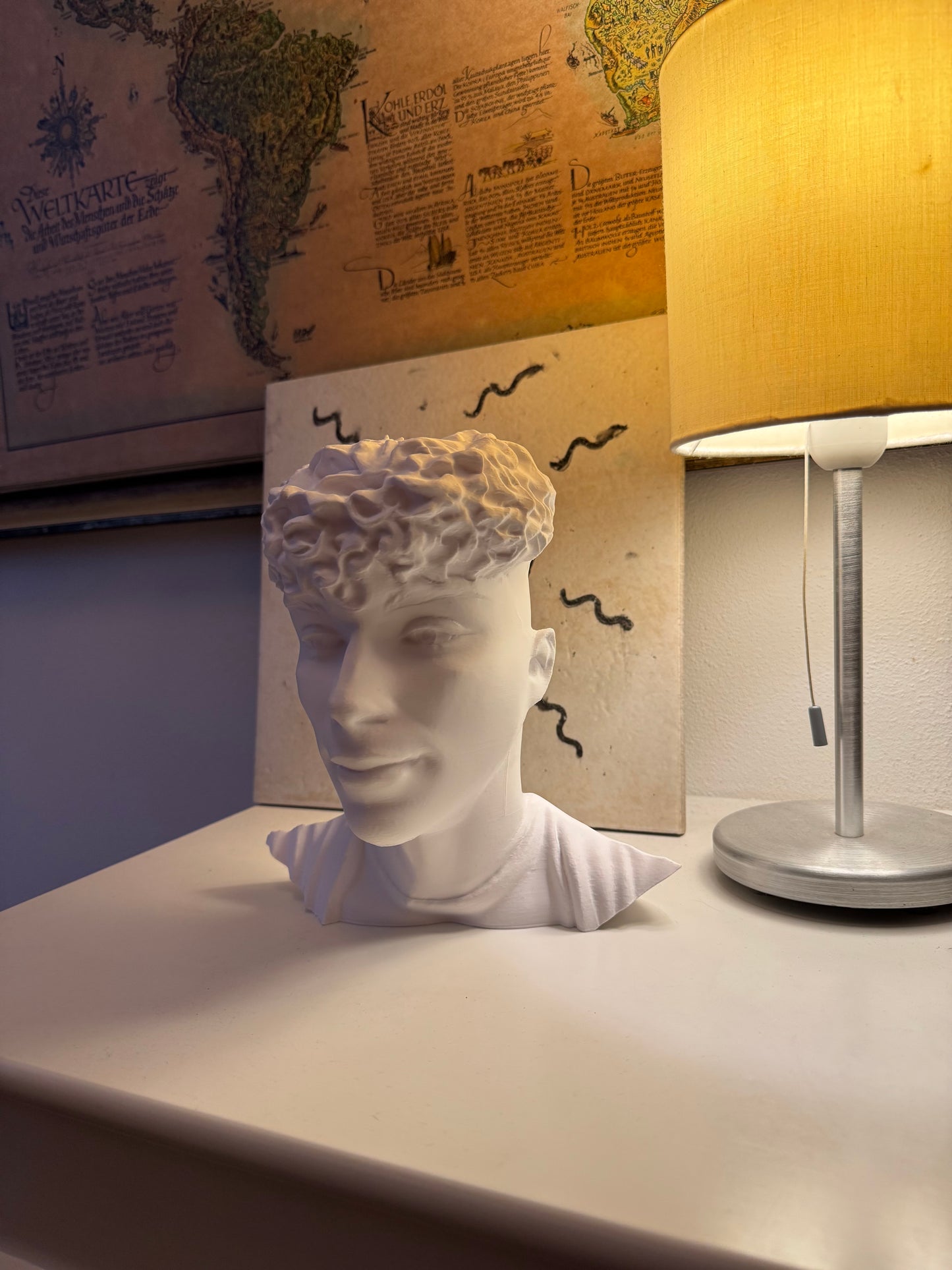 Individuelle Skulptur weis