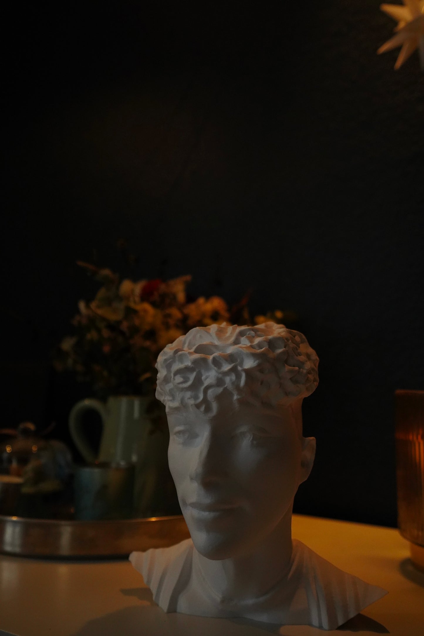 Individuelle Skulptur weis