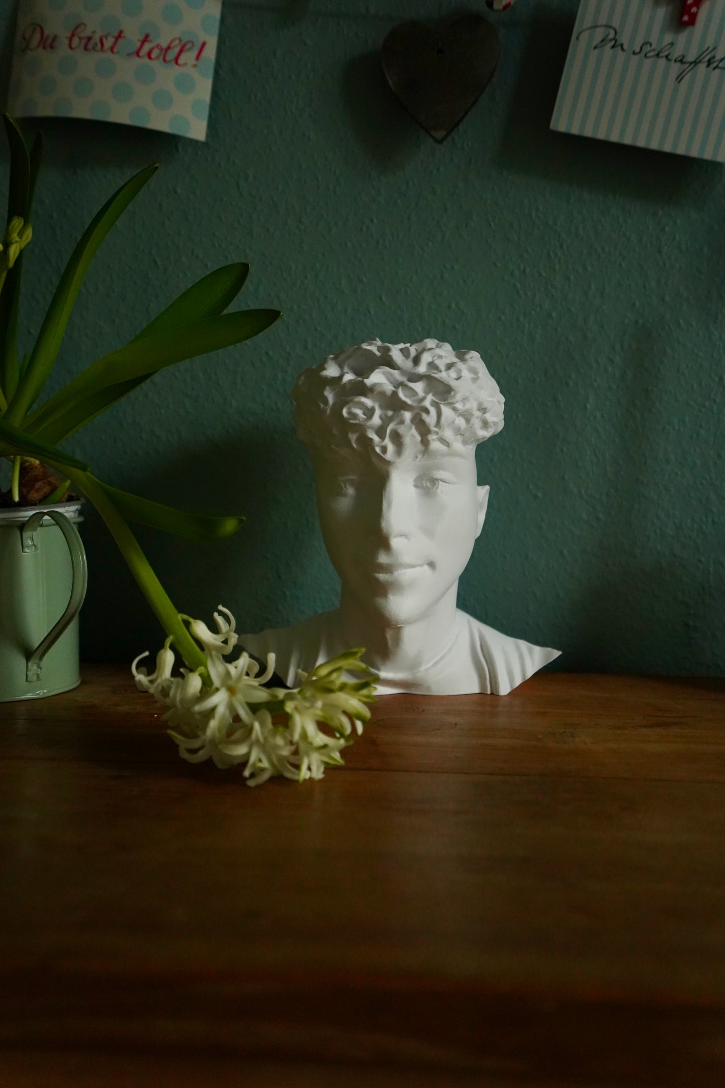 Individuelle Skulptur weis