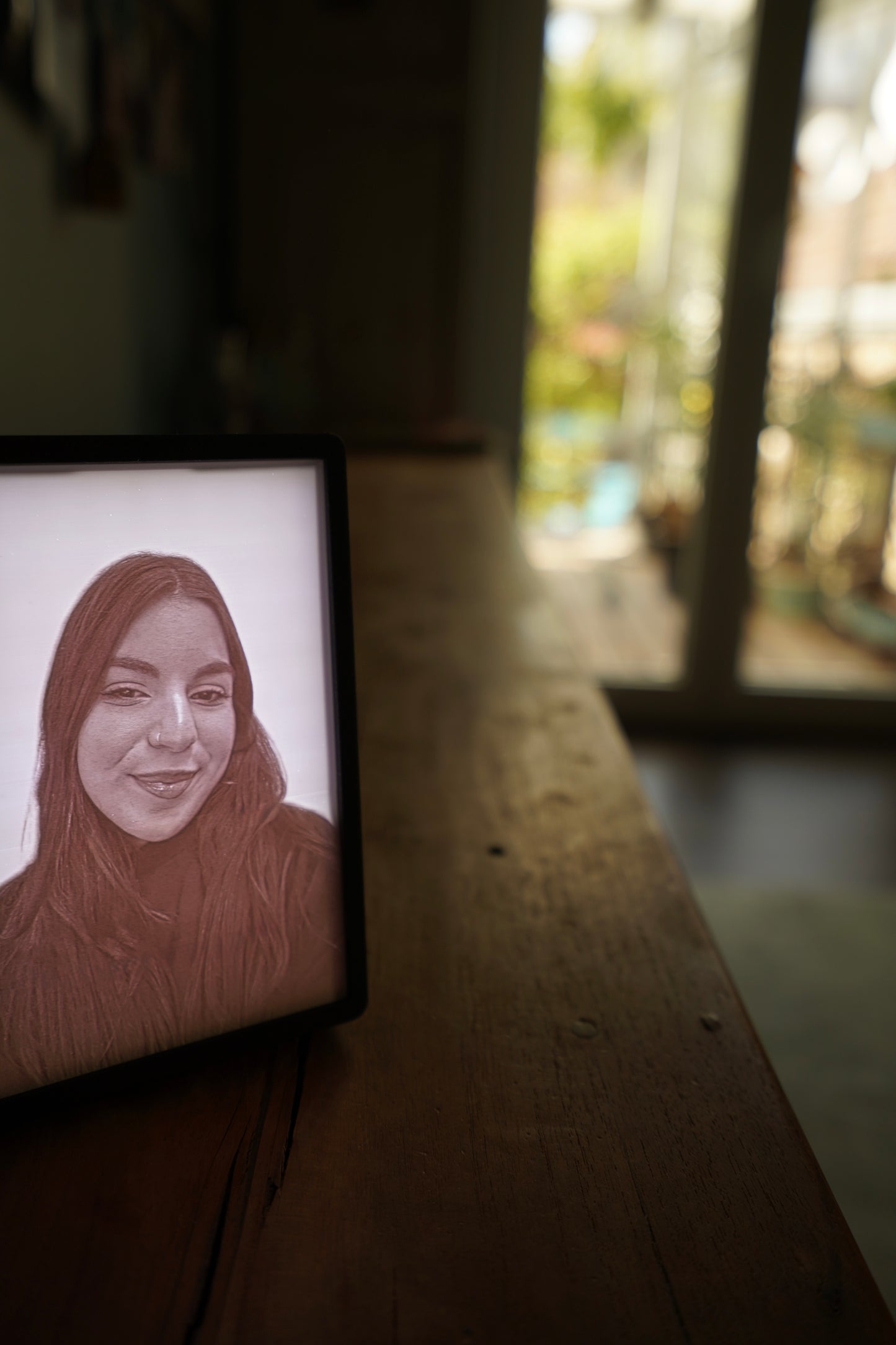 Personalisiertes Lithophan mit LED
