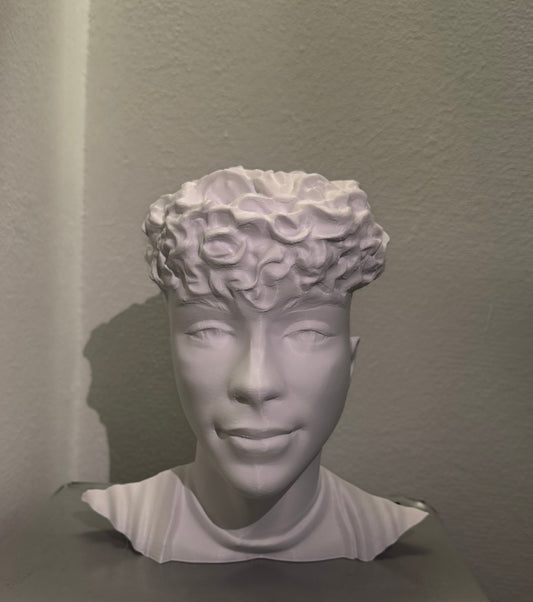 Individuelle Skulptur weis