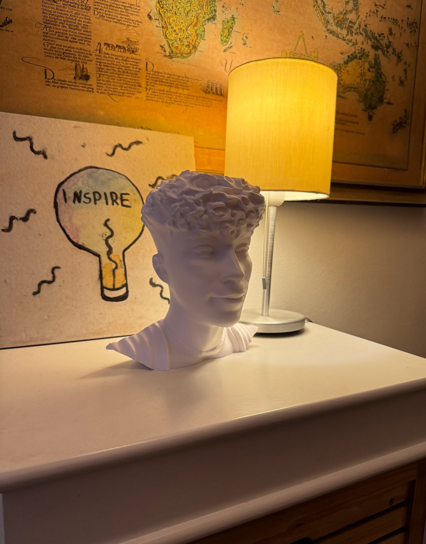 Individuelle Skulptur weis