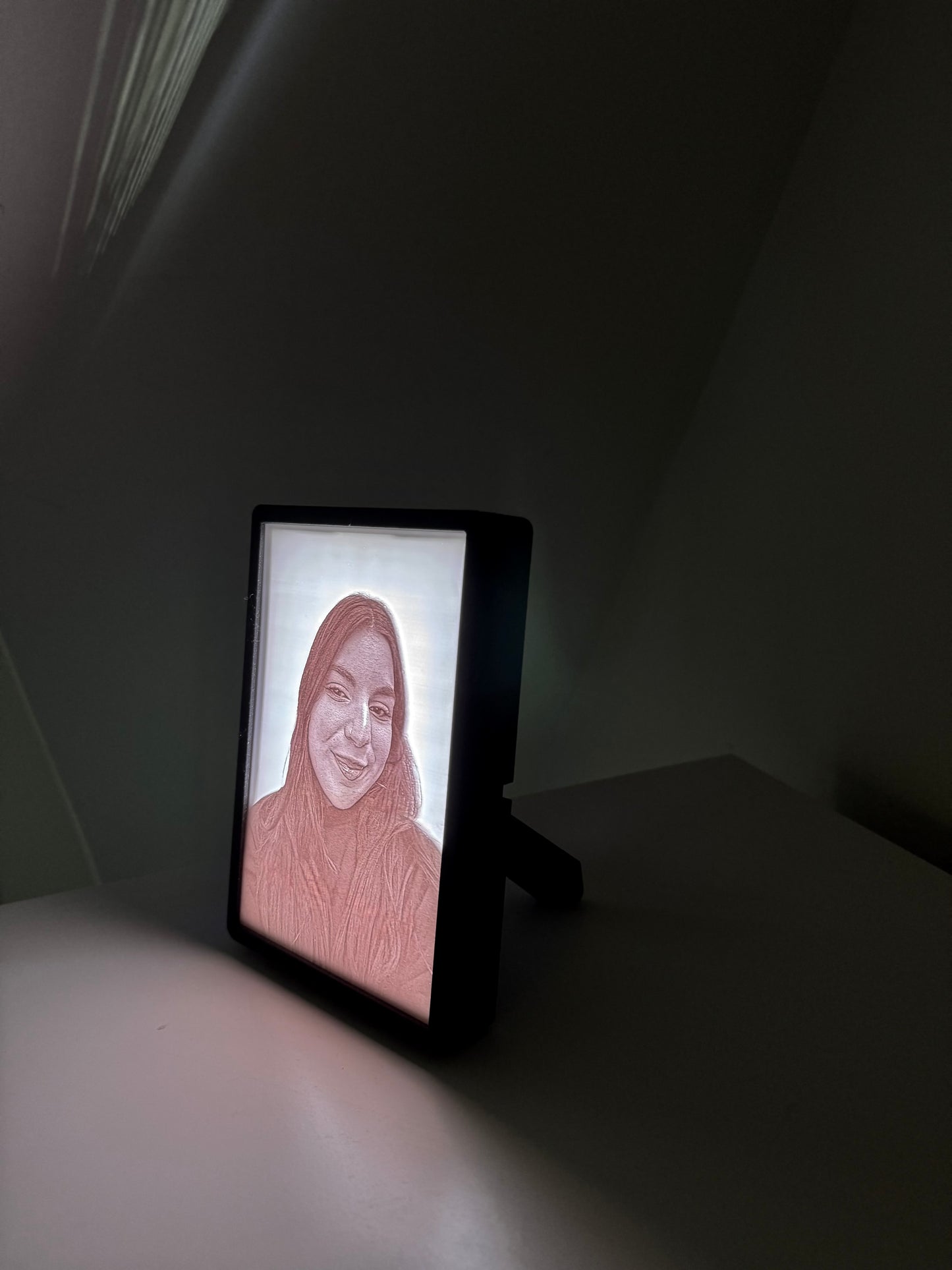 Personalisiertes Lithophan mit LED
